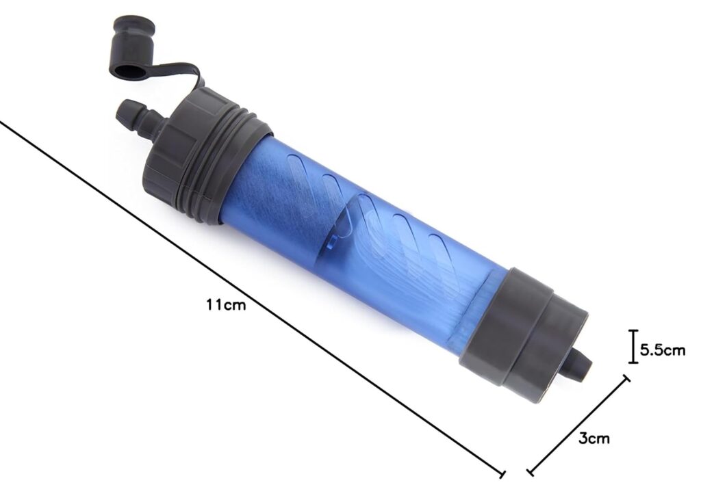 LifeStraw Flex Advanced Water Filter with Gravity Bag - Removes Lead, Bacteria, Parasites and Chemicals Blue, 1 gal